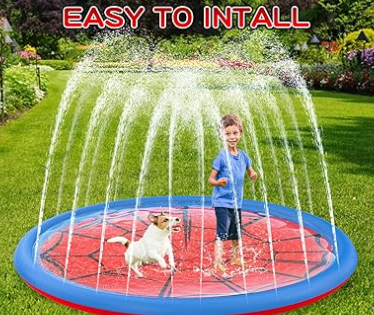Splash Pad for Kids and Dogs