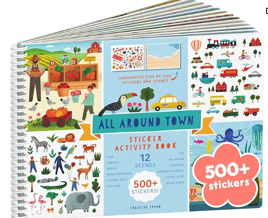 All Around Town Sticker Activity Book