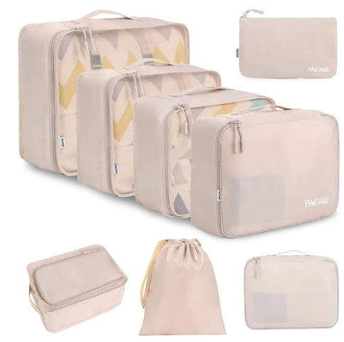 BAGAIL 8 Piece Packing Cube Set