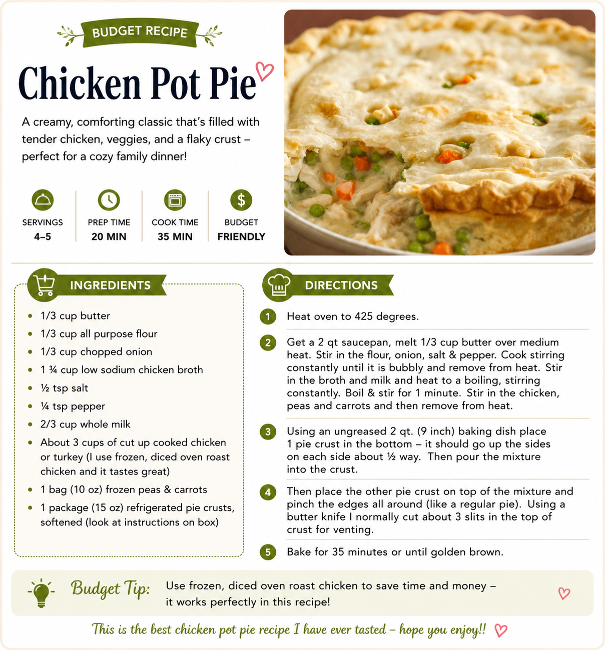 Chicken Pot Pie
