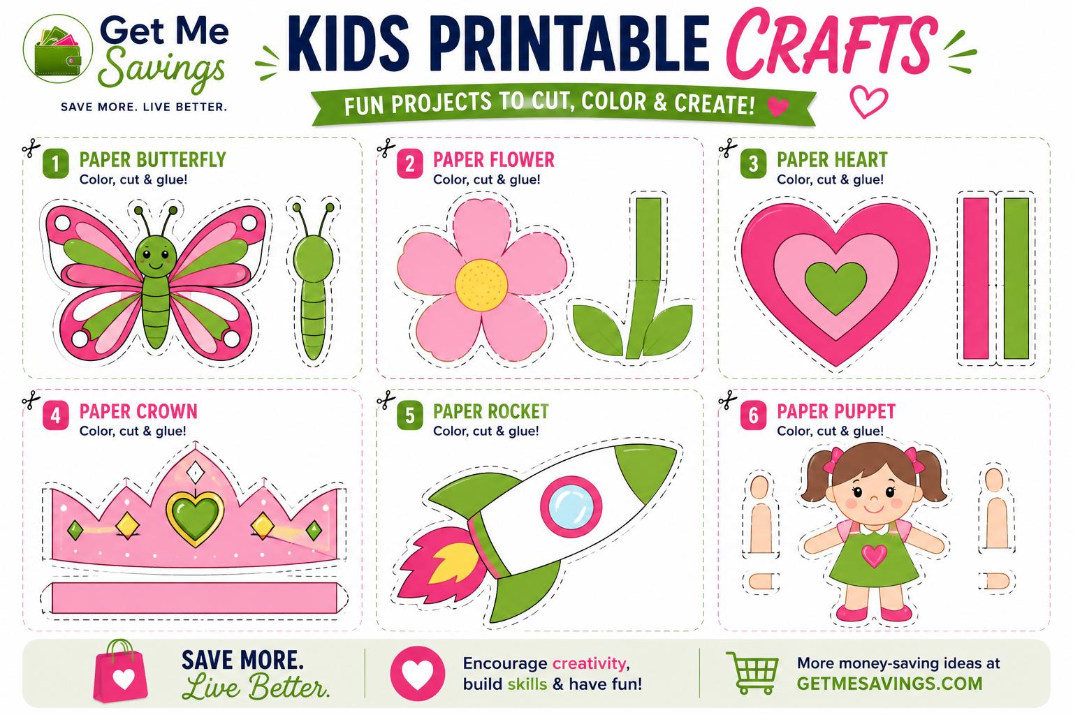 Kids Printable Crafts