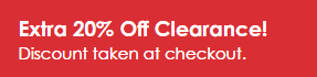 Extra 20% Off Clearance