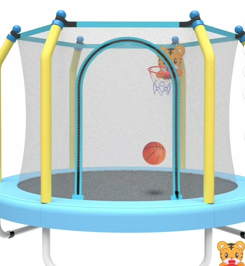 55" Toddler Trampoline for Kids